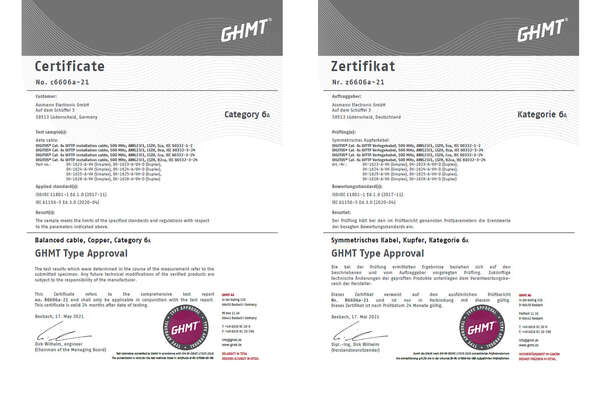 Naar omschrijving van DK-1625-A-VH-305 - CAT 6A U-FTP installation cable, 500 MHz Cca (EN 50575), AWG 23/1, 305 m easy pull box,