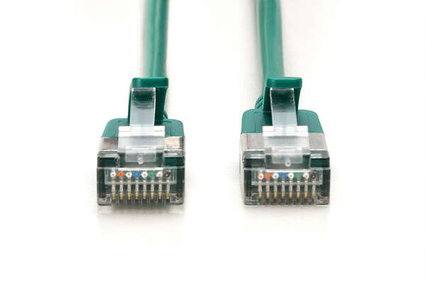 Naar omschrijving van DK-1632-A-010S-G - CAT 6A F-FTP Slim Patch cord, Cu, LSZH AWG 32/7, length 1m, Green