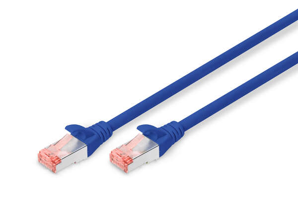 Naar omschrijving van DK-1644-030-B - CAT 6 S-FTP patch cord, Cu, LSZH AWG 27/7, length 3 m, color blue