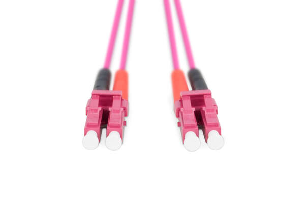 Naar omschrijving van DK-2533-01-4 - FO patch cord, duplex, LC to LC MM OM4 50/125 µ, 1 m