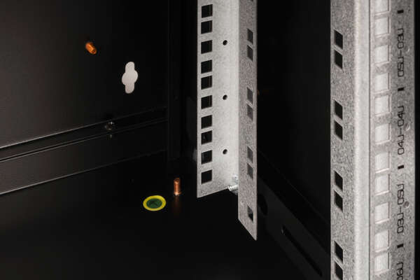 Naar omschrijving van DN-19-07-U-SW - 7U wall mounting cabinet, Unique 420x600x450 mm, color black (RAL 9005)