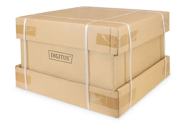 Naar omschrijving van DN-19-07U-6-6-SW - 7U wall mounting cabinet, Unique 420x600x600 mm, color black (RAL 9005)