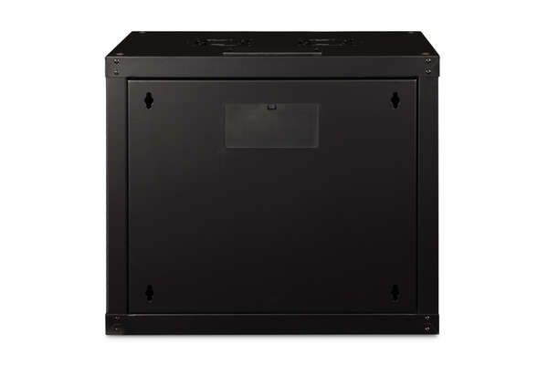 Naar omschrijving van DN-19-09-U-SW - 9U wall mounting cabinet, Unique 509x600x450 mm, color black (RAL 9005)