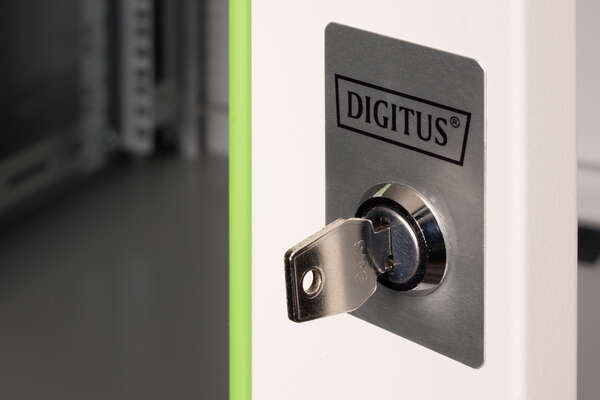 Naar omschrijving van DN-19-12U-6-6 - 12U wall mounting cabinet, Unique 643x600x600 mm, color grey (RAL 7035)