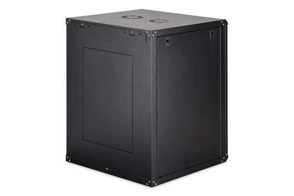 Naar omschrijving van DN-19-16U-6-6-EC-SW - 16U wall mounting cabinet 789x600x600 mm, color black (RAL 9005)