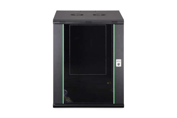 Naar omschrijving van DN-19-16U-6-6-EC-SW - 16U wall mounting cabinet 789x600x600 mm, color black (RAL 9005)