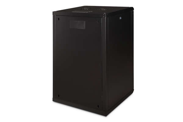 Naar omschrijving van DN-19-20U-6-6-SW - 20U wall mounting cabinet, Unique 998x600x600 mm, color black (RAL 9005)