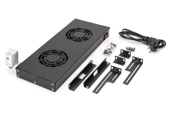 Naar omschrijving van DN-19-FAN-2-HO-SW - Ventilation unit for 483 mm (19