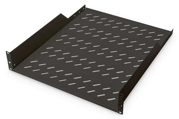 Naar omschrijving van DN-19-TRAY-2-55-SW - DIGITUS Legbord voor vaste inbouw in 483 mm (19