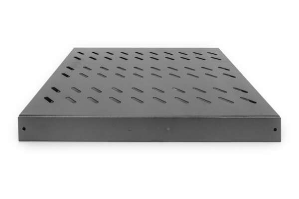 Naar omschrijving van DN-19-TRAY-2-600-SW - 1U extendible shelf for 600 mm depth racks 40x485x368 mm, up to 25 kg, black (RAL 9005)