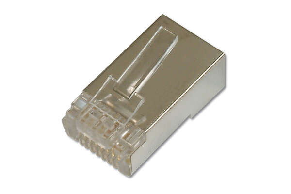 Naar omschrijving van DN-219603 - CAT 6 Modular Plug, 8P8C, shielded for Round Cable, 100 pcs. pack