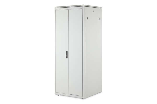 Naar omschrijving van DN-31121 - 42U network cabinet, Unique, 2053x800x800 mm double steel front door, grey