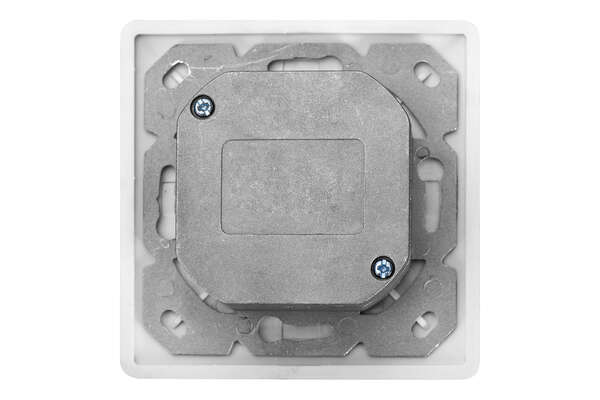 Naar omschrijving van DN-9006-N - CAT 6 wall outlet, shielded, 2x RJ45 8P8C, LSA, pure white, surface mount