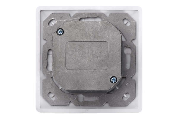 Naar omschrijving van DN-9008-1 - CAT 6A Class EA network outlet,shielded,2xRJ45,LSA pure white, flush mount, horizontal cable install.
