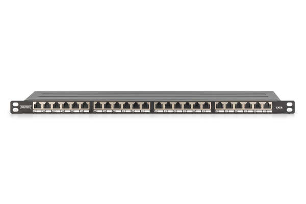 Naar omschrijving van DN-91624S-SL-SH - CAT 6 Patch Panel, shielded,24-port RJ45 with shutter, 8P8C, LSA, 0.5U, 19