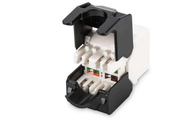 Naar omschrijving van DN-93606 - CAT 6A Keystone Jack, unshielded tool free connection