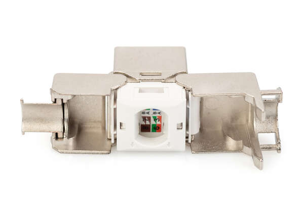 Naar omschrijving van DN-93615-24 - CAT 6A Keystone Jack, shielded,Re-embedded tool free connec., set 24 pcs