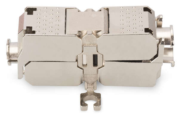 Naar omschrijving van DN-93909 - Field Termination Coupler CAT 6A, 500 MHz for AWG 22-26, fully shielded, keyst. design, 26x35x80