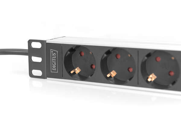 Naar omschrijving van DN-95418 - 1U Aluminum PDU, 254 mm (10