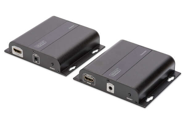 Naar omschrijving van DS-55122 - 4K HDMI Extender Set over IP, 4K*2K@30Hz over network cable (CAT 5/5e/6/7), black