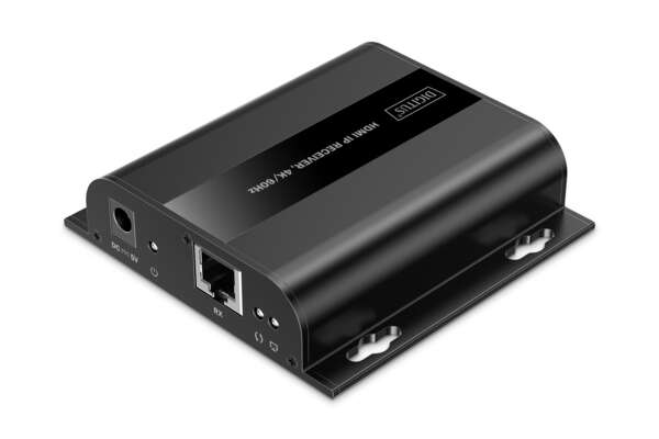 Naar omschrijving van DS-55352 - HDMI Receiver for DS-55351, 4K/60Hz 120/200 m, One-to-Many, CAT, Black