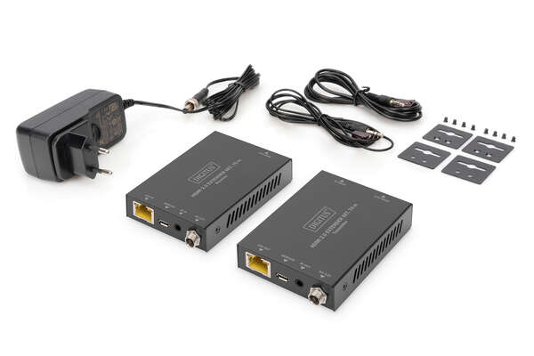 Naar omschrijving van DS-55506 - HDMI 2.0 Extender Set, 70 m 4K/60Hz, 18 Gbps, HDCP 2.2, HDR, PoC