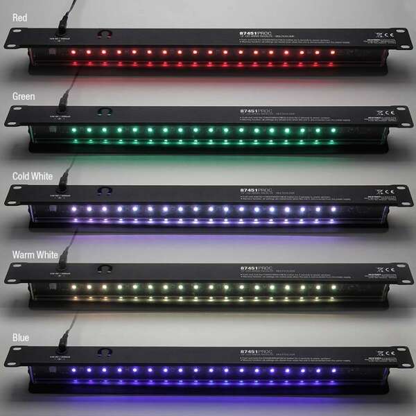 Naar omschrijving van DS-LT-D2S - 19 inch Design LED Verlichting - Multicolor met sensor