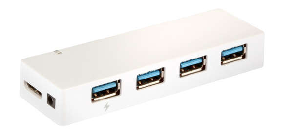 Naar omschrijving van EB3101 - USB 3.0 Hub, 4-Port, White