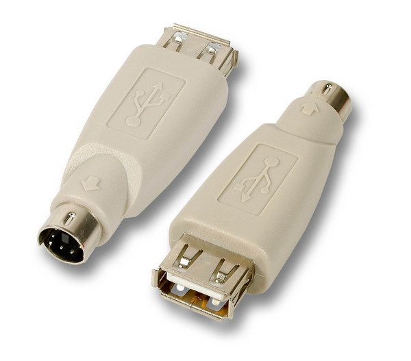 Naar omschrijving van EB439 - adapter, USB A(female) / PS/2 (MiniDIN 6pol.)