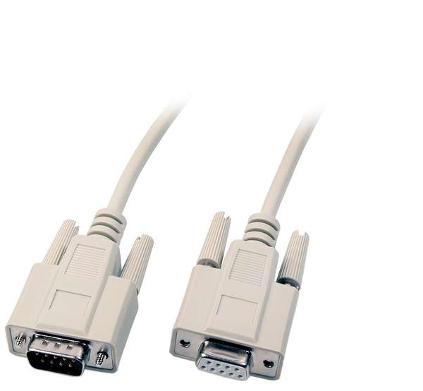 Naar omschrijving van EK131-5 - Seriële kabel, gegoten, DB9M/V, 1:1, 5m, beige