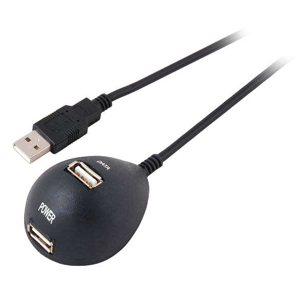 Naar omschrijving van ELM107001 - USB2.0 Desktop Extension USB2.0, A-A, male/female, black