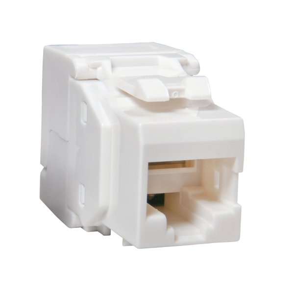 Naar omschrijving van ELN336002 - Keystone Jack, Toolless Cat.6 RJ45, UTP Wit