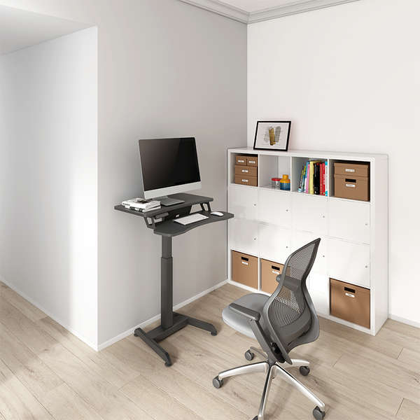 Naar omschrijving van EO0014 - Electrically height-adjustable sit/stand workstation