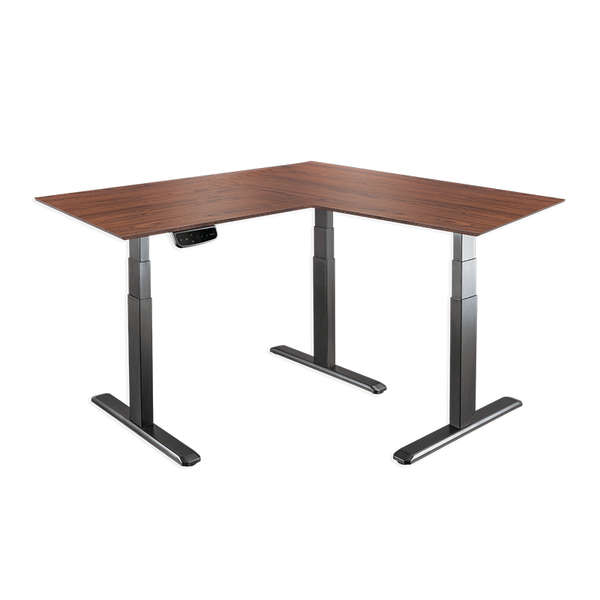 Naar omschrijving van EO0016 - Tripple motor sit-stand desk frame, 90° L-shape