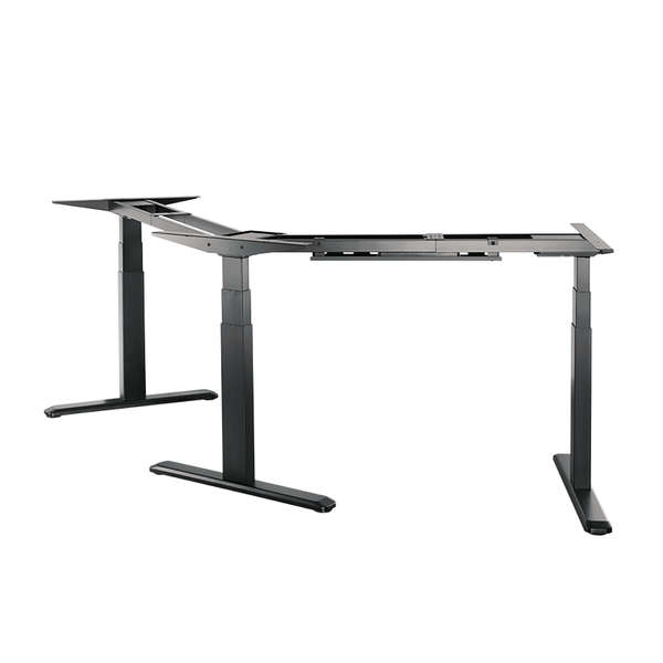 Naar omschrijving van EO0017 - Tripple motor sit-stand desk frame, 120° angled design