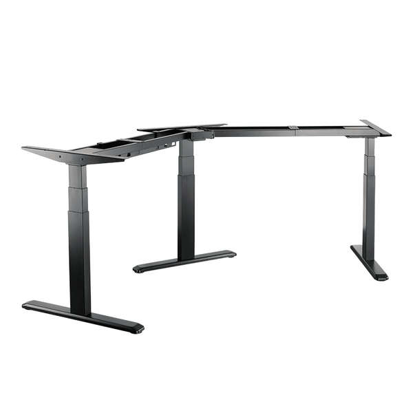 Naar omschrijving van EO0017 - Tripple motor sit-stand desk frame, 120° angled design