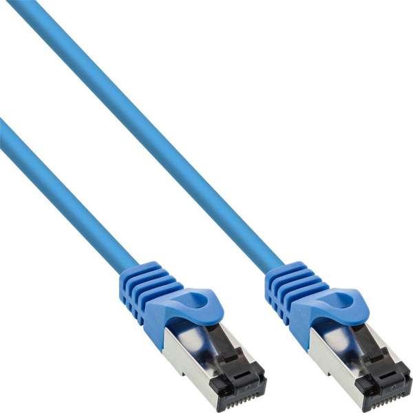 Naar omschrijving van ES8BL100 - Patch Cable S/FTP PiMF Cat.8.1 LSZH 2000MHz blauw 10m