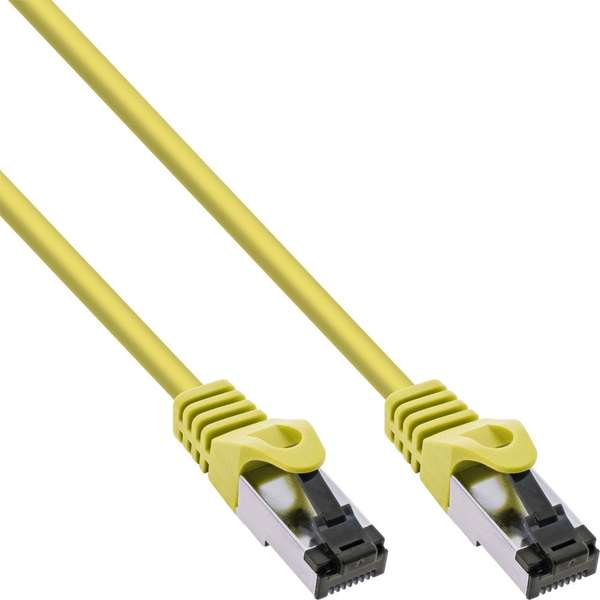 Naar omschrijving van ES8GE010 - Patch Cable S/FTP PiMF Cat.8.1 LSZH 2000MHz geel 1m