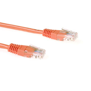 Naar omschrijving van ENU5OR015 - Cat5e UTP patchkabel oranje  1.5m