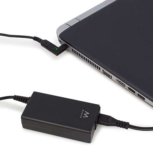 Naar omschrijving van EW3985 - Compacte laptoplader, voor laptops t/m 15.6 inch