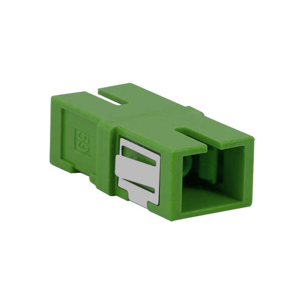 Naar omschrijving van FA01SC9 - Fiber Adapter SC Simplex, 12 pieces, without flange, green, internal laser protection