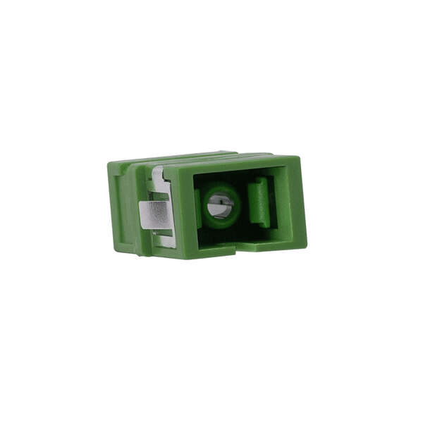 Naar omschrijving van FA01SC9 - Fiber Adapter SC Simplex, 12 pieces, without flange, green, internal laser protection