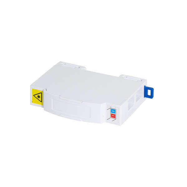 Naar omschrijving van FB1008 - FTTH termination box for Din rail mounting, 2 ports, white