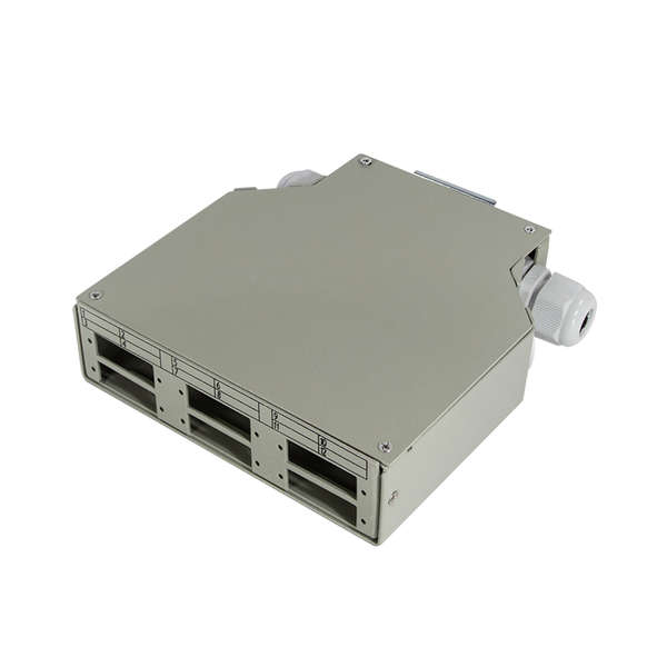 Naar omschrijving van FB5000 - Fibre optic DIN rail splice box for LC or SC couplers