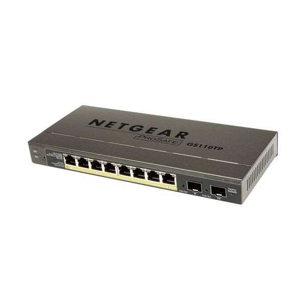 Naar omschrijving van GS110TP - Netgear GS110TP ProSafe 8 port Gigabit Switch