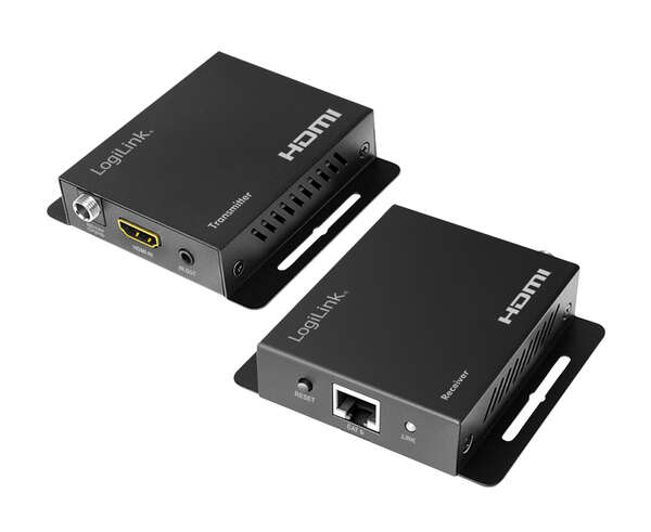 Naar omschrijving van HD0063 - HDMI extender set over LAN, 70 m, 4K/60 Hz, EDID, HDR, HDCP, POC, IR