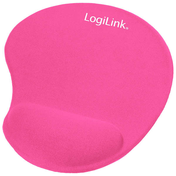 Naar omschrijving van ID0027P - Mousepad with gel wrist rest support, pink