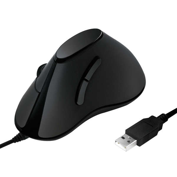 Naar omschrijving van ID0158 - Ergonomic vertical mouse, USB, 100dpi, black