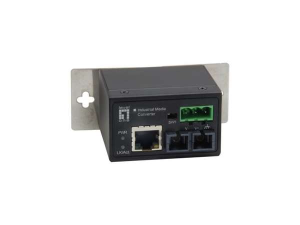 Naar omschrijving van IEC-4301 - IEC-4301, RJ45 to SC Fast Ethernet Industrial Media Converter, Single-Mode Fiber