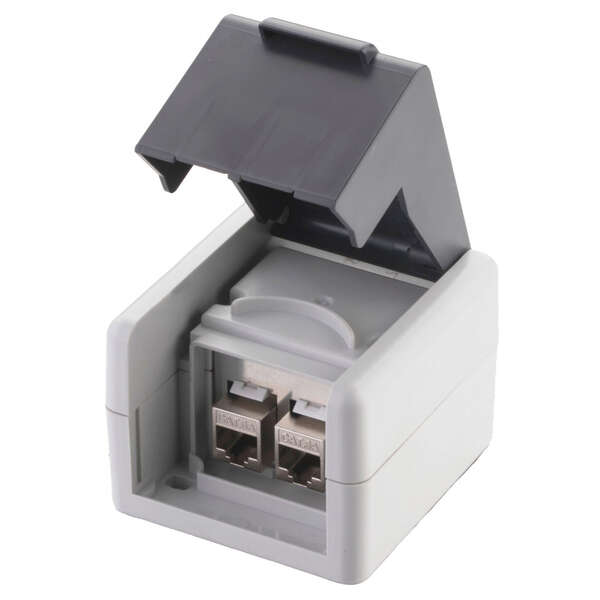 Naar omschrijving van IWP-MD-SC44 - Wall Box for 2 Keystone Slim IP44 Sockets